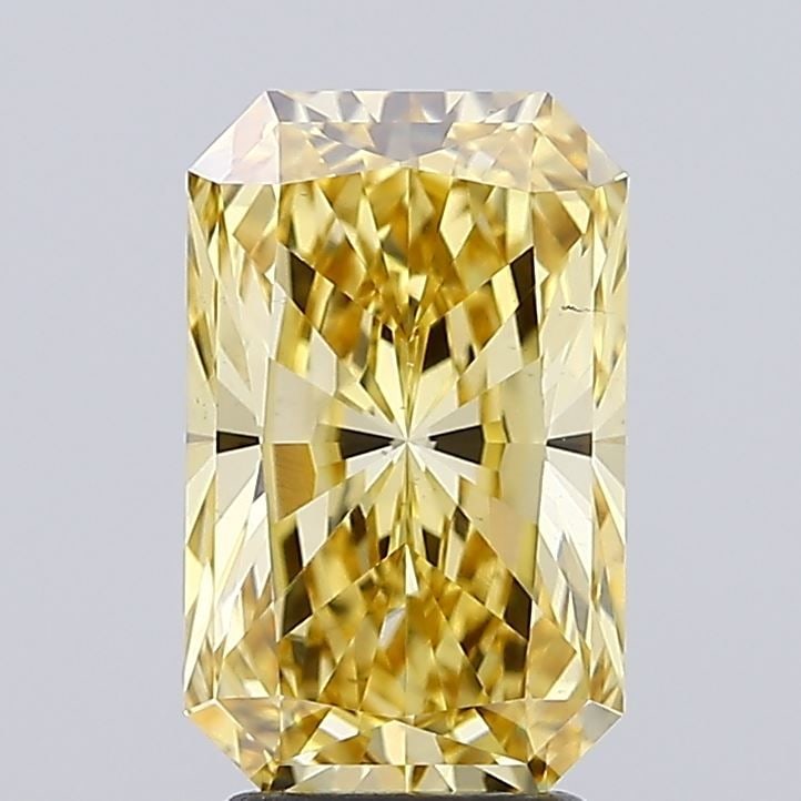Loose Diamond - RADIANT 3.51ct Fancy Intense Yellow VS2: Loose Diamond - RADIANT 3.51ct Fancy Intense Yellow VS2 Source: This is a real non-mined Diamond that has been grown in a lab Shape: RADIANT Carats: 3.51 Color: Fancy Intense Yellow Certification: IGI