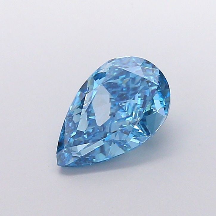 Loose Diamond - PEAR 2.06ct Fancy Vivid Blue VS1: Loose Diamond - PEAR 2.06ct Fancy Vivid Blue VS1 Source: This is a real non-mined Diamond that has been grown in a lab Shape: PEAR Carats: 2.06 Color: Fancy Vivid Blue Certification: IGI Video: