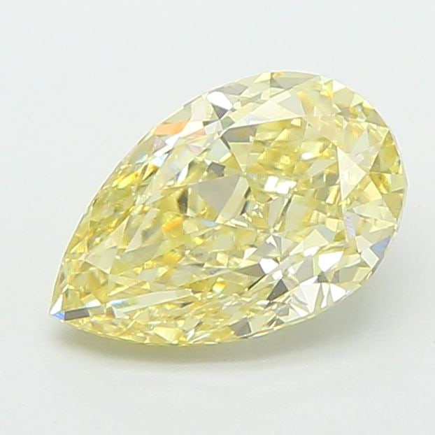 Loose Diamond - PEAR 1.64ct Fancy Yellow VVS2: Loose Diamond - PEAR 1.64ct Fancy Yellow VVS2 Source: This is a real non-mined Diamond that has been grown in a lab Shape: PEAR Carats: 1.64 Color: Fancy Yellow Certification: IGI Video: