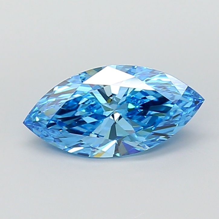 Loose Diamond - MARQUISE 3.07ct Fancy Vivid Blue VVS2: Loose Diamond - MARQUISE 3.07ct Fancy Vivid Blue VVS2 Source: This is a real non-mined Diamond that has been grown in a lab Shape: MARQUISE Carats: 3.07 Color: Fancy Vivid Blue Certification: IGI Vide