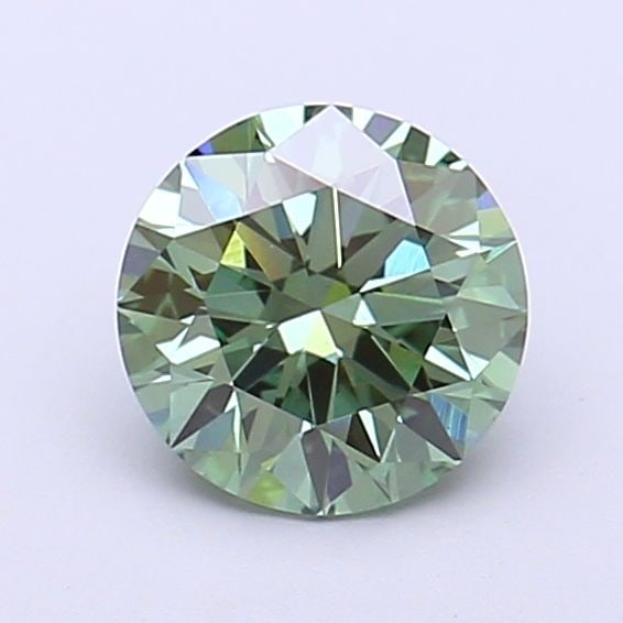 Ideal Loose Diamond - ROUND 1.06ct Fancy Vivid Green VS1: Ideal Loose Diamond - ROUND 1.06ct Fancy Vivid Green VS1 Source: This is a real non-mined Diamond that has been grown in a lab Shape: ROUND Carats: 1.06 Color: Fancy Vivid Green Certification: IGI