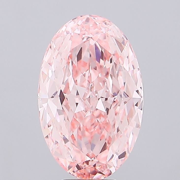 Loose Diamond - OVAL 9.75ct Fancy Intense Pink VS2: Loose Diamond - OVAL 9.75ct Fancy Intense Pink VS2 Source: This is a real non-mined Diamond that has been grown in a lab Shape: OVAL Carats: 9.75 Color: Fancy Intense Pink Certification: IGI Video: