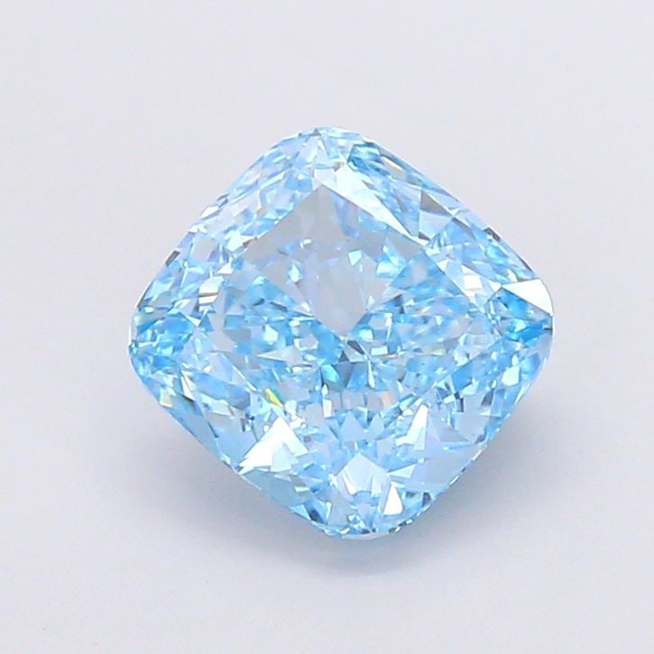 Loose Diamond - CUSHION MODIFIED 5.1ct Fancy Vivid Blue VS1 (1 of 1)