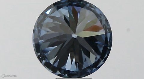 Loose Diamond - ROUND 0.5ct Fancy Vivid Blue SI1 (1 of 1)