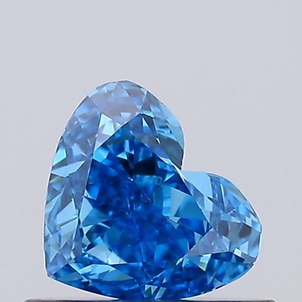 Loose Diamond - HEART 0.41ct Fancy Vivid Blue VS1: Loose Diamond - HEART 0.41ct Fancy Vivid Blue VS1 Source: This is a real non-mined Diamond that has been grown in a lab Shape: HEART Carats: 0.41 Color: Fancy Vivid Blue Certification: NONE Video: