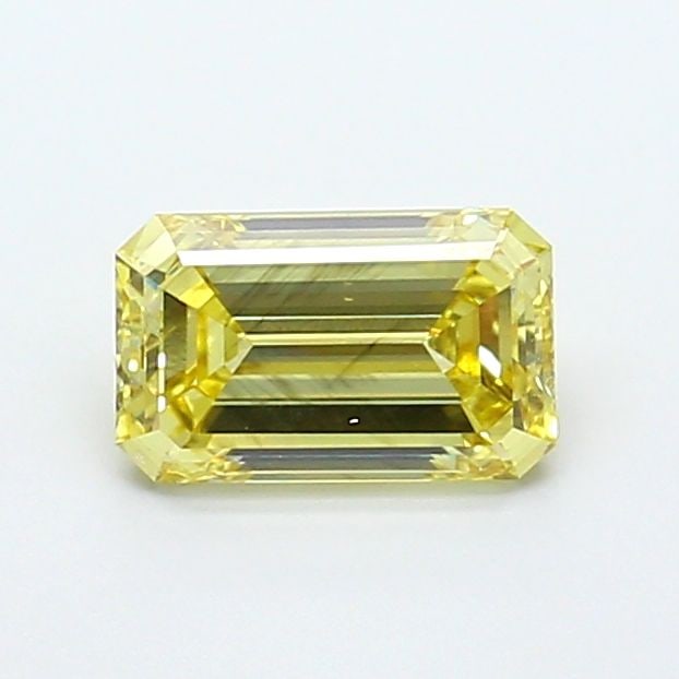 Loose Diamond - EMERALD 1.51ct Fancy Intense Yellow SI1: Loose Diamond - EMERALD 1.51ct Fancy Intense Yellow SI1 Source: This is a real non-mined Diamond that has been grown in a lab Shape: EMERALD Carats: 1.51 Color: Fancy Intense Yellow Certification: IGI