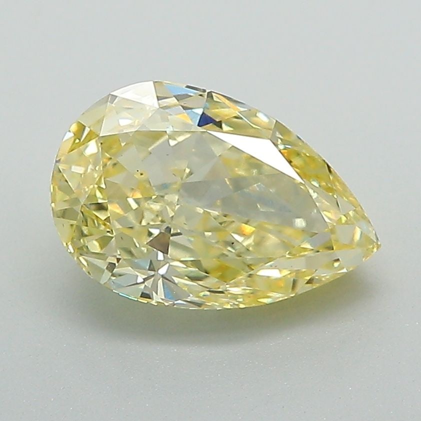 Loose Diamond - PEAR 1.86ct Fancy Yellow VS1: Loose Diamond - PEAR 1.86ct Fancy Yellow VS1 Source: This is a real non-mined Diamond that has been grown in a lab Shape: PEAR Carats: 1.86 Color: Fancy Yellow Certification: IGI Video: