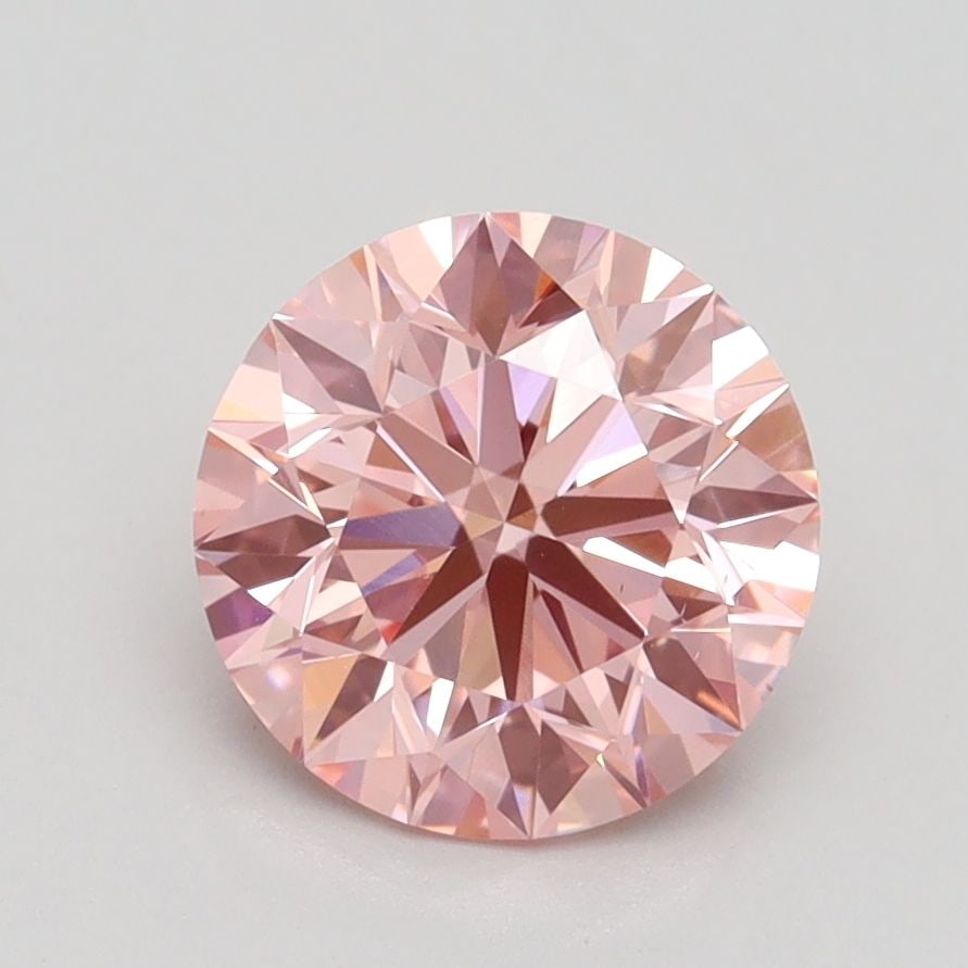 Loose Diamond - ROUND 1.82ct Fancy Vivid Pink VS1: Loose Diamond - ROUND 1.82ct Fancy Vivid Pink VS1 Source: This is a real non-mined Diamond that has been grown in a lab Shape: ROUND Carats: 1.82 Color: Fancy Vivid Pink Certification: IGI Video: