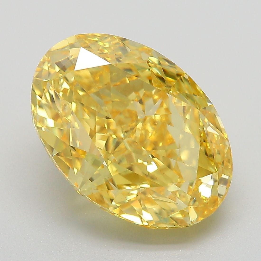 Loose Diamond - OVAL 6.74ct Fancy Vivid Yellow VS1: Loose Diamond - OVAL 6.74ct Fancy Vivid Yellow VS1 Source: This is a real non-mined Diamond that has been grown in a lab Shape: OVAL Carats: 6.74 Color: Fancy Vivid Yellow Certification: IGI PLEASE NO