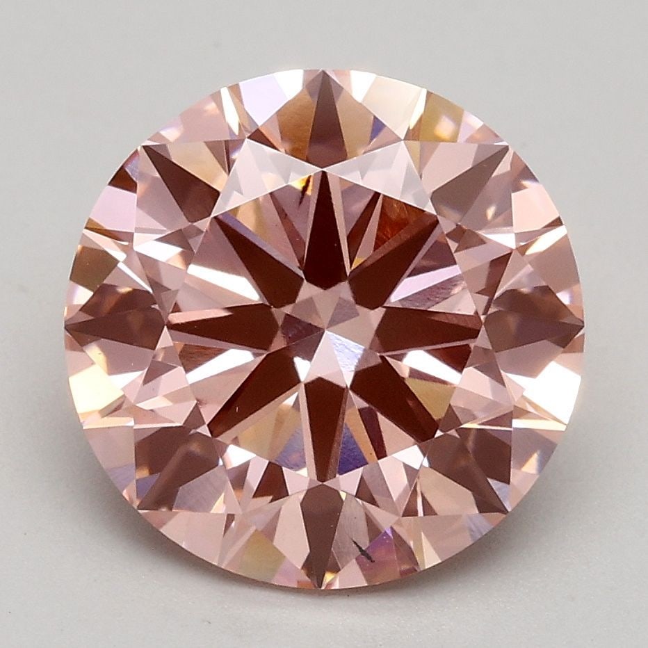Loose Diamond - ROUND 2.7ct Fancy Intense Pink VS2 (1 of 1)