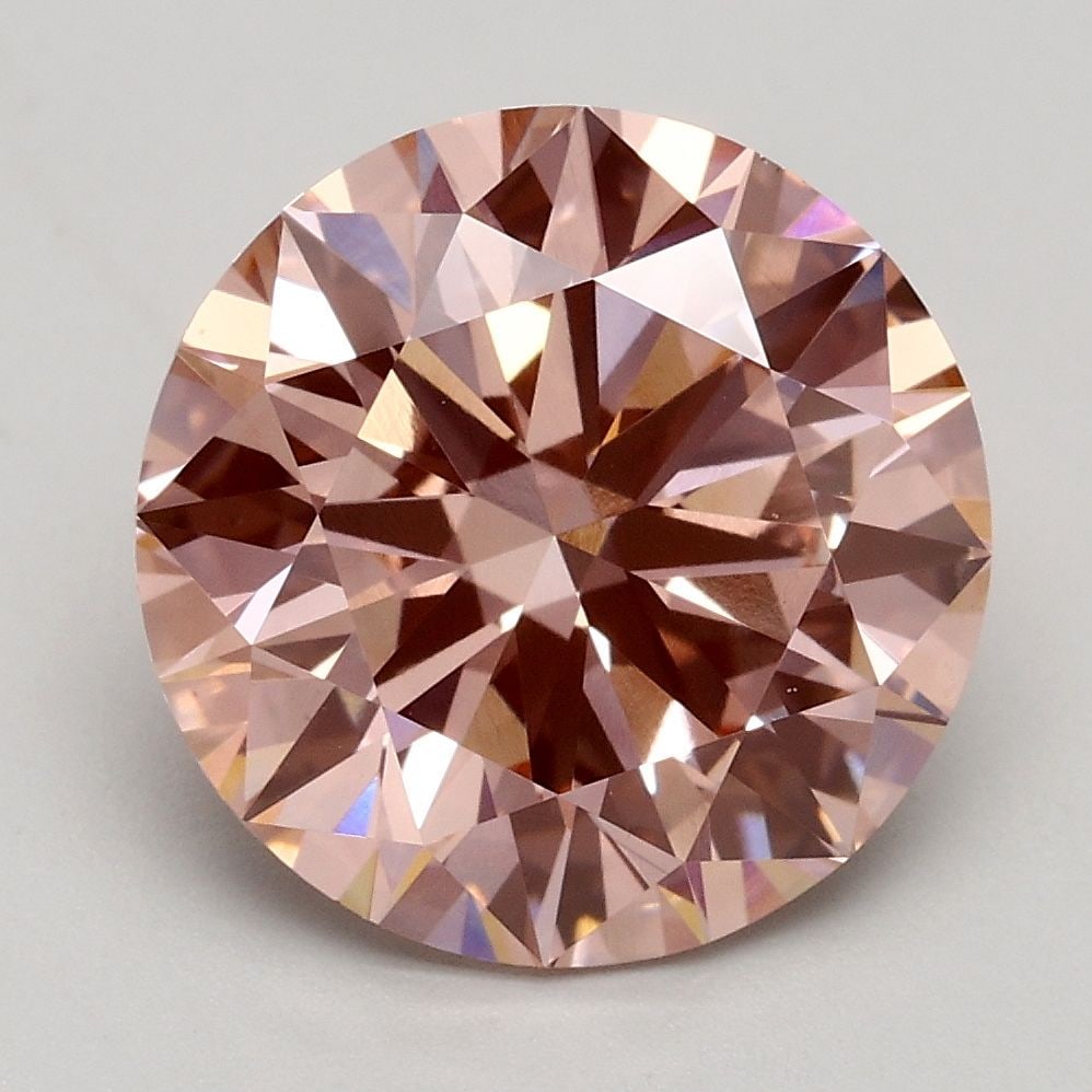 Loose Diamond - ROUND 3.12ct Fancy Intense Pink VS2: Loose Diamond - ROUND 3.12ct Fancy Intense Pink VS2 Source: This is a real non-mined Diamond that has been grown in a lab Shape: ROUND Carats: 3.12 Color: Fancy Intense Pink Certification: IGI Video: