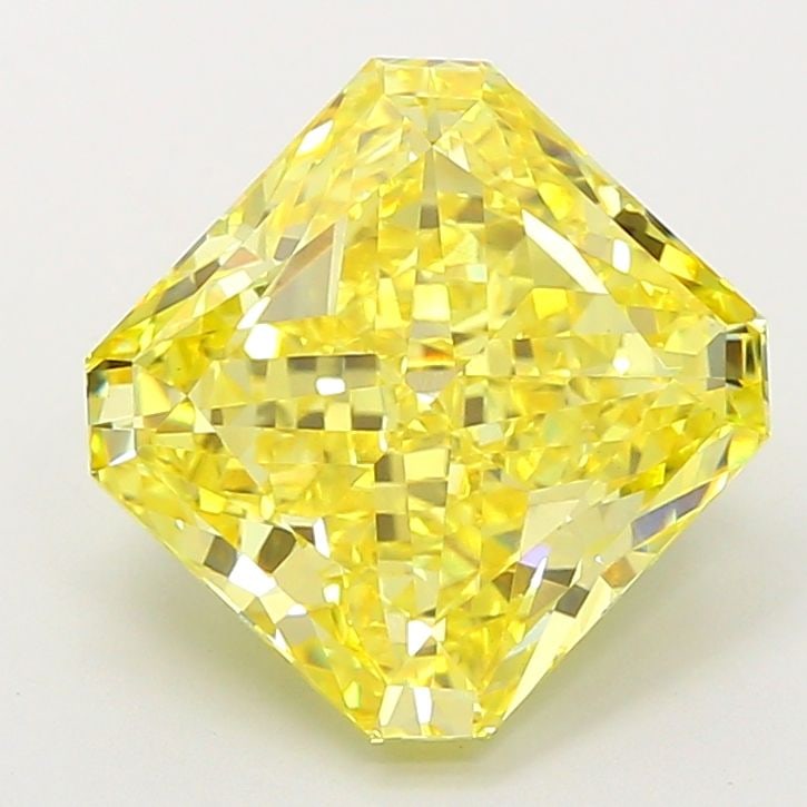 Loose Diamond - SQUARE RADIANT 4.51ct Fancy Intense Yellow VVS2: Loose Diamond - SQUARE RADIANT 4.51ct Fancy Intense Yellow VVS2 Source: This is a real non-mined Diamond that has been grown in a lab Shape: SQUARE RADIANT Carats: 4.51 Color: Fancy Intense Yellow