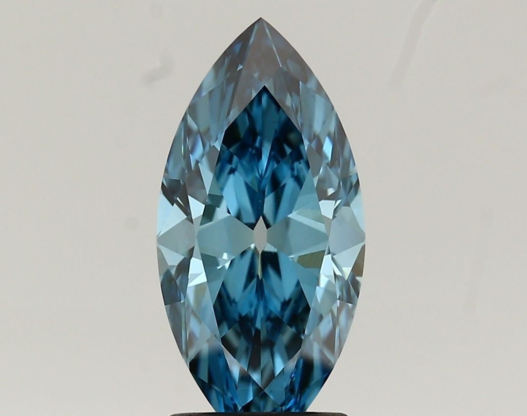 Loose Diamond - MARQUISE 1.92ct Fancy Vivid Blue VS1: Loose Diamond - MARQUISE 1.92ct Fancy Vivid Blue VS1 Source: This is a real non-mined Diamond that has been grown in a lab Shape: MARQUISE Carats: 1.92 Color: Fancy Vivid Blue Certification: IGI Video