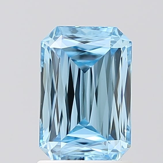 Loose Diamond - RADIANT 1.71ct BLUE VVS2: Loose Diamond - RADIANT 1.71ct BLUE VVS2 Source: This is a real non-mined Diamond that has been grown in a lab Shape: RADIANT Carats: 1.71 Color: BLUE Clarity: VVS2 Certification: IGI Condition: Pre-O