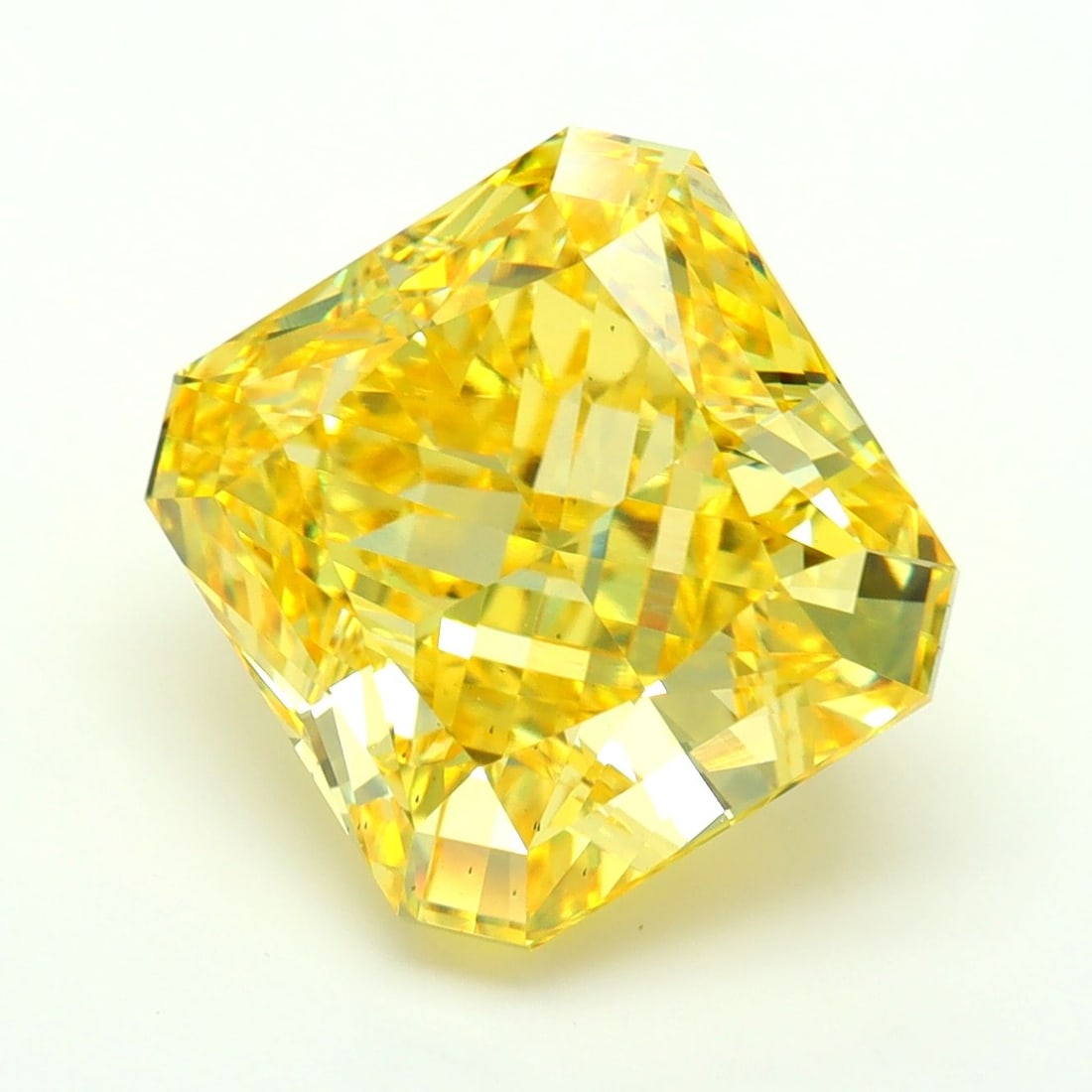 Loose Diamond - SQUARE RADIANT 8.05ct Fancy Vivid Yellow VS2: Loose Diamond - SQUARE RADIANT 8.05ct Fancy Vivid Yellow VS2 Source: This is a real non-mined Diamond that has been grown in a lab Shape: SQUARE RADIANT Carats: 8.05 Color: Fancy Vivid Yellow Certific