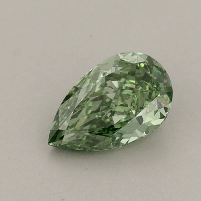 Loose Diamond - PEAR 0.51ct Fancy Vivid Green VVS1: Loose Diamond - PEAR 0.51ct Fancy Vivid Green VVS1 Source: This is a real non-mined Diamond that has been grown in a lab Shape: PEAR Carats: 0.51 Color: Fancy Vivid Green Certification: IGI Video: