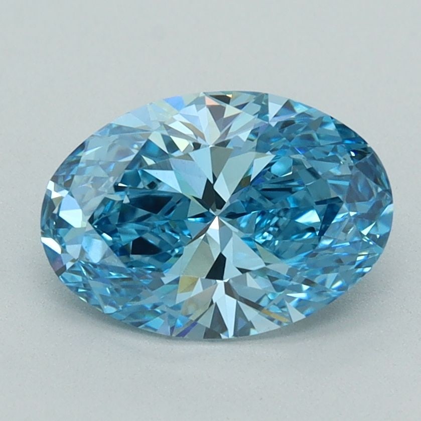 Loose Diamond - OVAL 1.71ct Fancy Vivid Blue VVS2: Loose Diamond - OVAL 1.71ct Fancy Vivid Blue VVS2 Source: This is a real non-mined Diamond that has been grown in a lab Shape: OVAL Carats: 1.71 Color: Fancy Vivid Blue Certification: IGI Video: