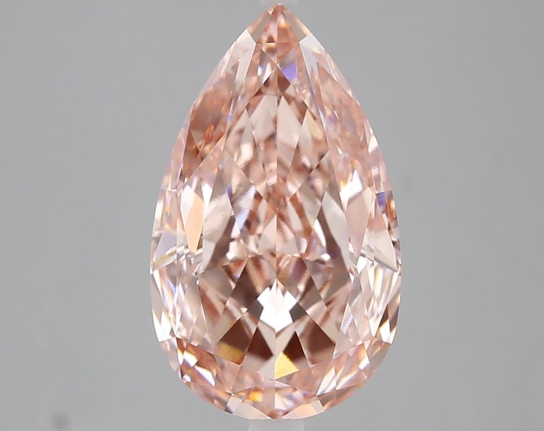 Loose Diamond - PEAR 6.03ct Fancy Vivid Pink VS1: Loose Diamond - PEAR 6.03ct Fancy Vivid Pink VS1 Source: This is a real non-mined Diamond that has been grown in a lab Shape: PEAR Carats: 6.03 Color: Fancy Vivid Pink Certification: IGI Video: