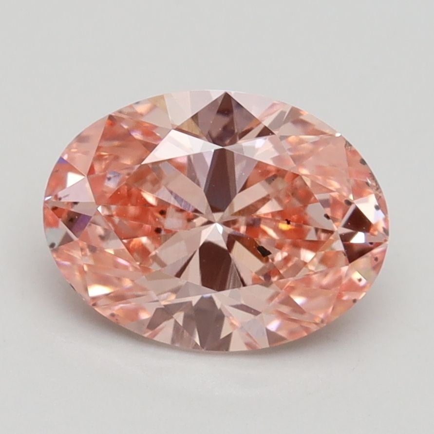 Loose Diamond - OVAL 2.01ct Fancy Vivid Pink SI2: Loose Diamond - OVAL 2.01ct Fancy Vivid Pink SI2 Source: This is a real non-mined Diamond that has been grown in a lab Shape: OVAL Carats: 2.01 Color: Fancy Vivid Pink Certification: IGI Video: