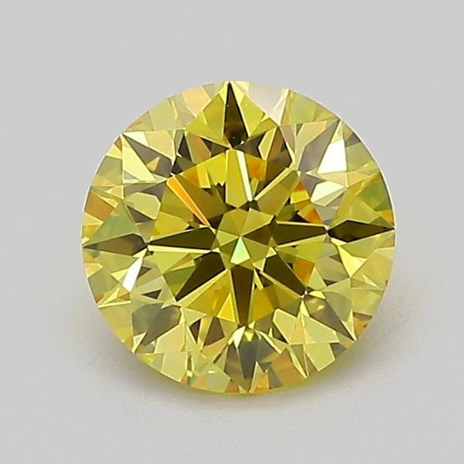 Ideal Loose Diamond - ROUND 1.01ct Fancy Vivid Yellow IF: Ideal Loose Diamond - ROUND 1.01ct Fancy Vivid Yellow IF Source: This is a real non-mined Diamond that has been grown in a lab Shape: ROUND Carats: 1.01 Color: Fancy Vivid Yellow Certification: IGI