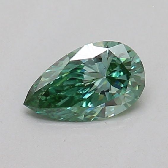 Loose Diamond - PEAR 0.23ct Fancy Vivid Green VS1: Loose Diamond - PEAR 0.23ct Fancy Vivid Green VS1 Source: This is a real non-mined Diamond that has been grown in a lab Shape: PEAR Carats: 0.23 Color: Fancy Vivid Green Certification: IGI PLEASE