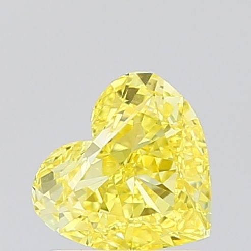 Loose Diamond - HEART 1.04ct Fancy Vivid Yellow VVS2: Loose Diamond - HEART 1.04ct Fancy Vivid Yellow VVS2 Source: This is a real non-mined Diamond that has been grown in a lab Shape: HEART Carats: 1.04 Color: Fancy Vivid Yellow Certification: IGI Video: