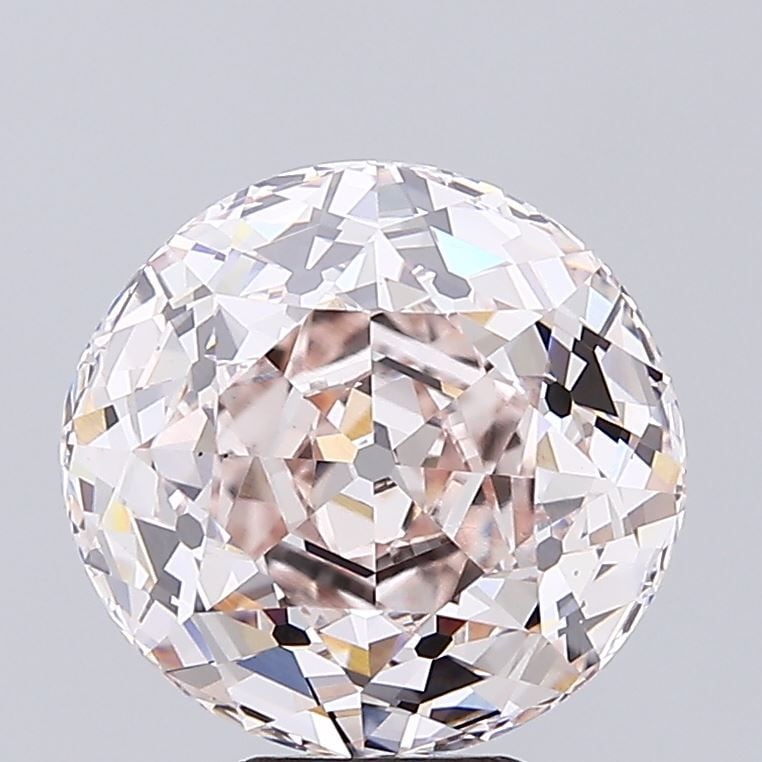 Loose Diamond - ROUND 6.01ct Faint Pinkish Brown VS1: Loose Diamond - ROUND 6.01ct Faint Pinkish Brown VS1 Source: This is a real non-mined Diamond that has been grown in a lab Shape: ROUND Carats: 6.01 Color: Faint Pinkish Brown Certification: IGI Video