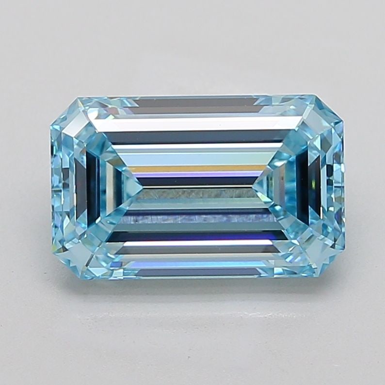 Loose Diamond - EMERALD 5.04ct Fancy Intense Blue VS1 (1 of 1)