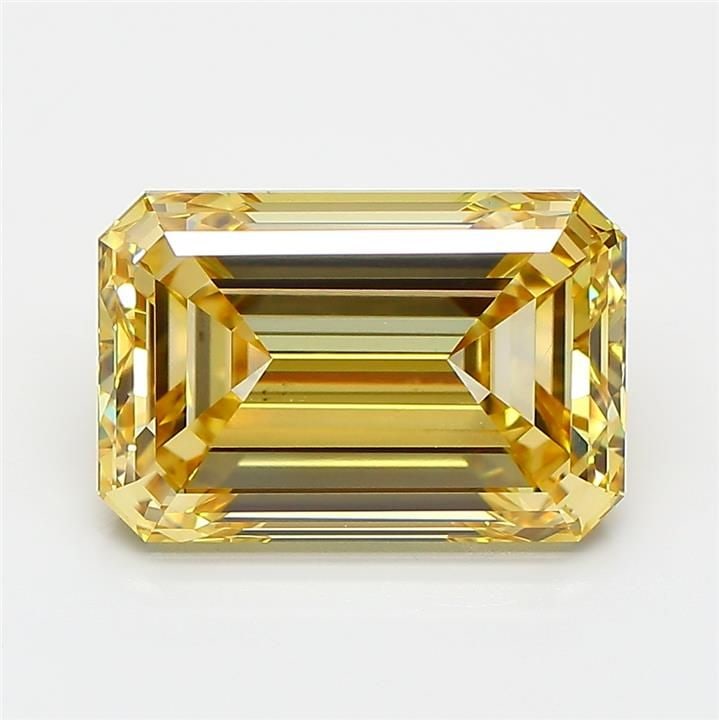 Loose Diamond - EMERALD 4.89ct Fancy Intense Yellow VS1: Loose Diamond - EMERALD 4.89ct Fancy Intense Yellow VS1 Source: This is a real non-mined Diamond that has been grown in a lab Shape: EMERALD Carats: 4.89 Color: Fancy Intense Yellow Certification: IGI