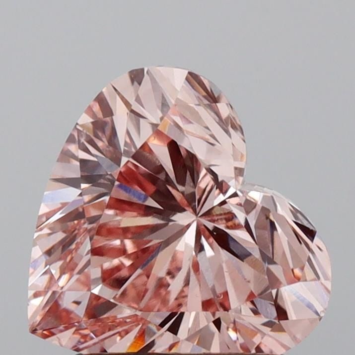Loose Diamond - HEART 1.51ct Fancy Intense Pink VS2: Loose Diamond - HEART 1.51ct Fancy Intense Pink VS2 Source: This is a real non-mined Diamond that has been grown in a lab Shape: HEART Carats: 1.51 Color: Fancy Intense Pink Certification: IGI Video: