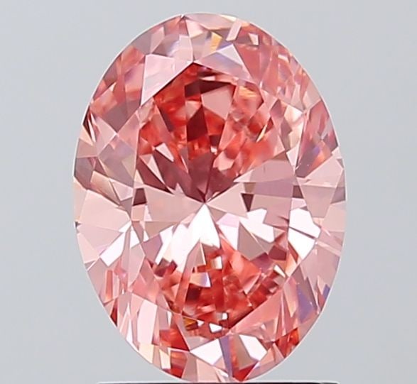 Loose Diamond - OVAL 1.63ct Fancy Vivid Pink VVS2: Loose Diamond - OVAL 1.63ct Fancy Vivid Pink VVS2 Source: This is a real non-mined Diamond that has been grown in a lab Shape: OVAL Carats: 1.63 Color: Fancy Vivid Pink Certification: IGI Video: