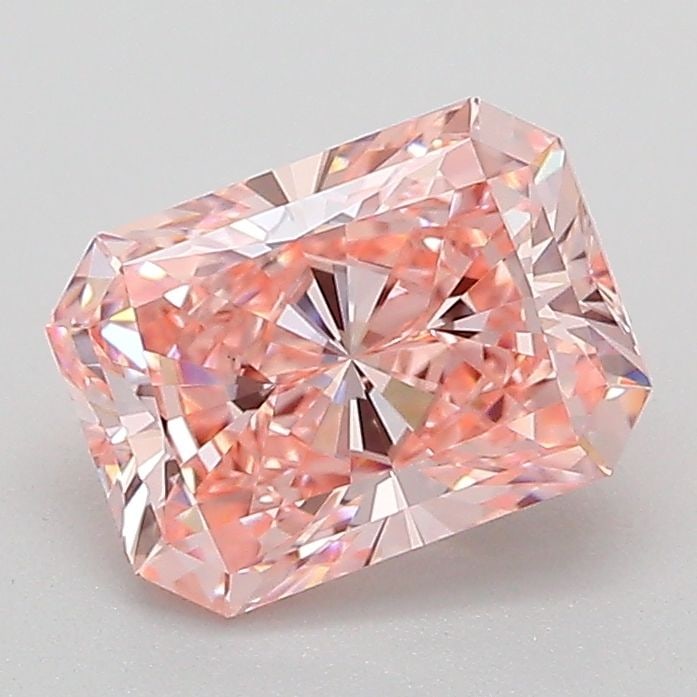 Loose Diamond - RADIANT 1.48ct Fancy Vivid Pink VS1: Loose Diamond - RADIANT 1.48ct Fancy Vivid Pink VS1 Source: This is a real non-mined Diamond that has been grown in a lab Shape: RADIANT Carats: 1.48 Color: Fancy Vivid Pink Certification: IGI Video: