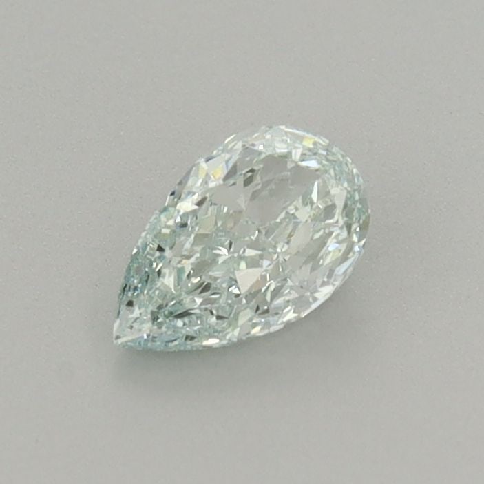 Loose Diamond - PEAR 0.39ct Fancy Green VS2: Loose Diamond - PEAR 0.39ct Fancy Green VS2 Source: This is a real non-mined Diamond that has been grown in a lab Shape: PEAR Carats: 0.39 Color: Fancy Green Certification: IGI Video:
