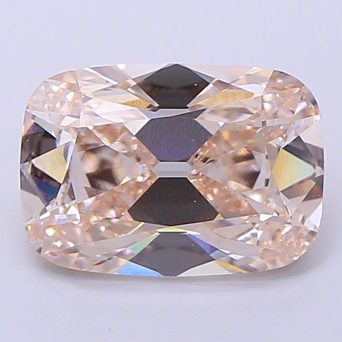 Loose Diamond - CUSHION BRILLIANT 3.04ct Fancy Light Brown VS1: Loose Diamond - CUSHION BRILLIANT 3.04ct Fancy Light Brown VS1 Source: This is a real non-mined Diamond that has been grown in a lab Shape: CUSHION BRILLIANT Carats: 3.04 Color: Fancy Light Brown Cert
