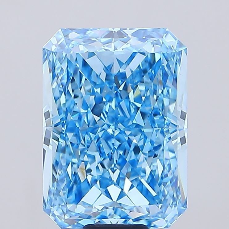Loose Diamond - RADIANT 18.06ct Fancy Vivid Blue VVS2: Loose Diamond - RADIANT 18.06ct Fancy Vivid Blue VVS2 Source: This is a real non-mined Diamond that has been grown in a lab Shape: RADIANT Carats: 18.06 Color: Fancy Vivid Blue Certification: IGI Vide