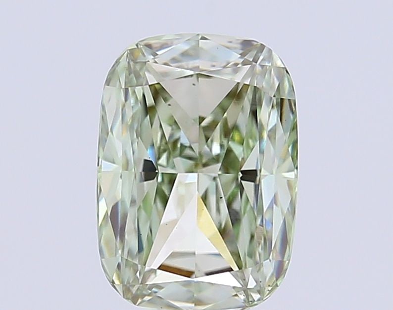 Loose Diamond - CUSHION MODIFIED 2.05ct Fancy Intense Green VS2: Loose Diamond - CUSHION MODIFIED 2.05ct Fancy Intense Green VS2 Source: This is a real non-mined Diamond that has been grown in a lab Shape: CUSHION MODIFIED Carats: 2.05 Color: Fancy Intense Green Ce