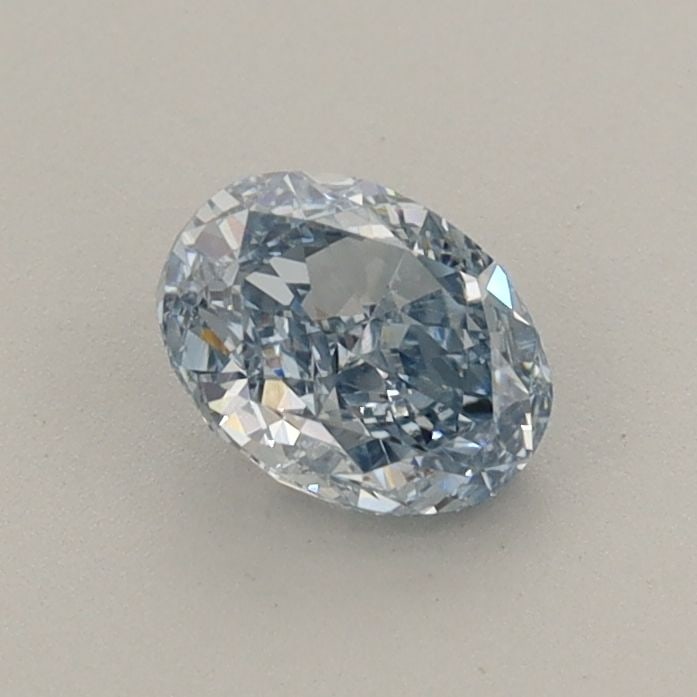 Loose Diamond - OVAL 0.63ct Fancy Intense Blue VVS2: Loose Diamond - OVAL 0.63ct Fancy Intense Blue VVS2 Source: This is a real non-mined Diamond that has been grown in a lab Shape: OVAL Carats: 0.63 Color: Fancy Intense Blue Certification: IGI Video:
