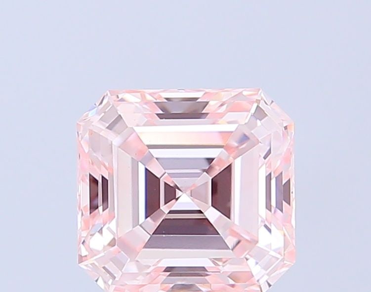 Loose Diamond - ASSCHER 2.51ct Fancy Pink VS1: Loose Diamond - ASSCHER 2.51ct Fancy Pink VS1 Source: This is a real non-mined Diamond that has been grown in a lab Shape: ASSCHER Carats: 2.51 Color: Fancy Pink Certification: IGI Video: