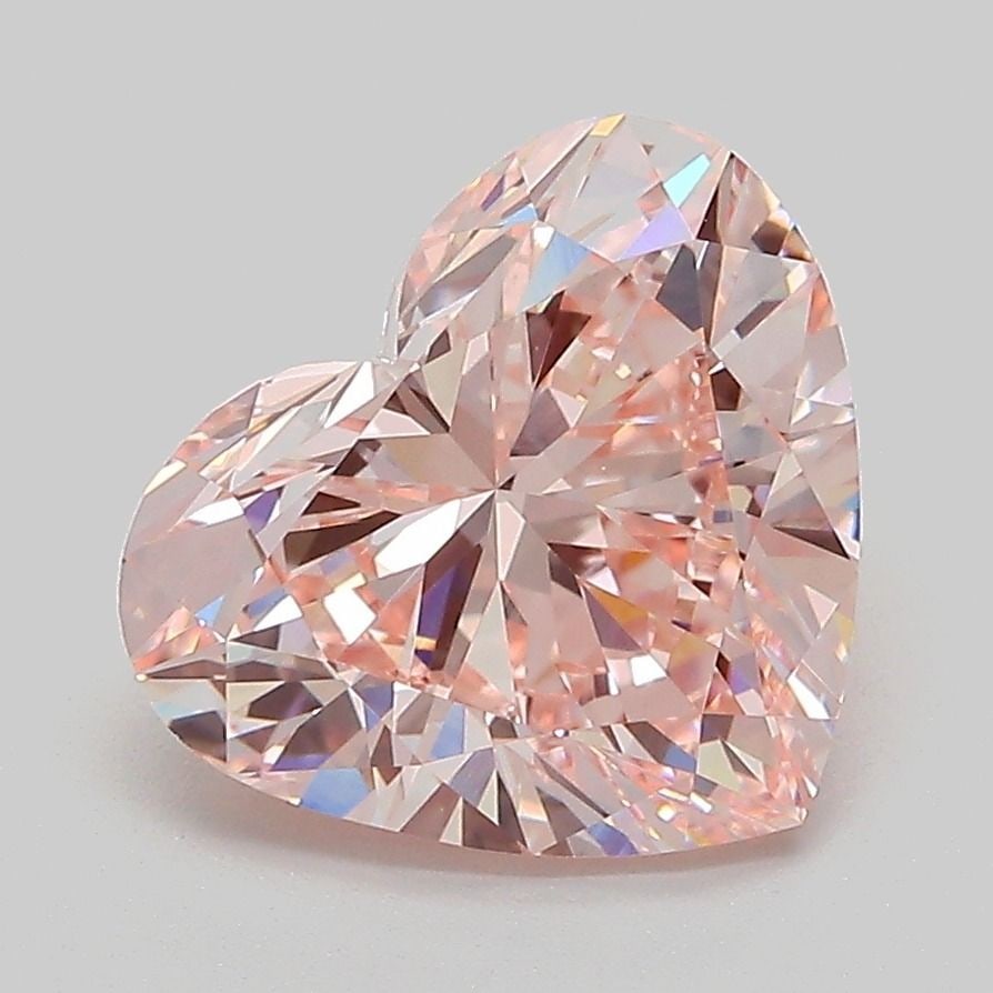 Loose Diamond - HEART 2.97ct Fancy Intense Pink VVS2: Loose Diamond - HEART 2.97ct Fancy Intense Pink VVS2 Source: This is a real non-mined Diamond that has been grown in a lab Shape: HEART Carats: 2.97 Color: Fancy Intense Pink Certification: IGI Video: