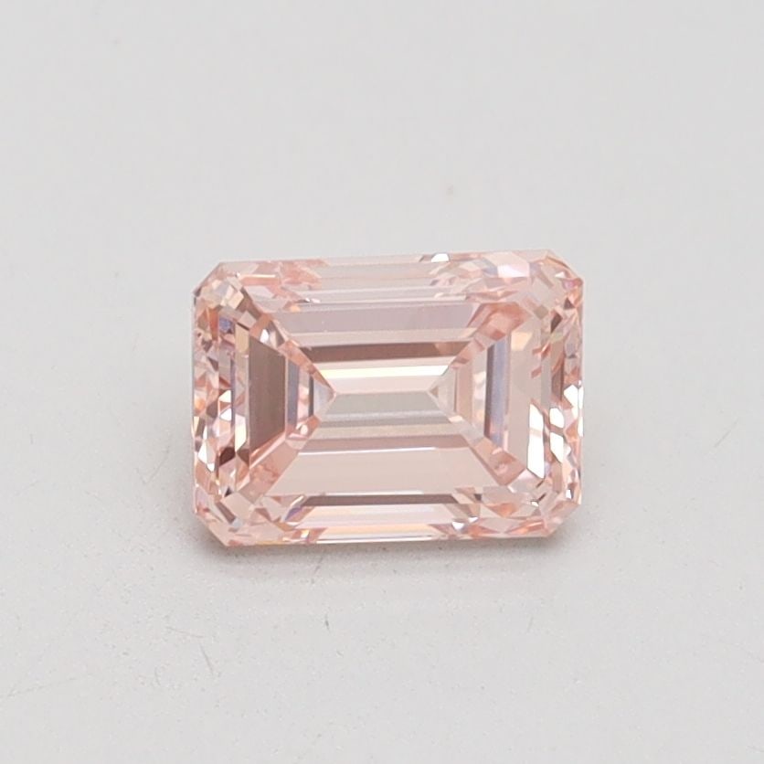 Loose Diamond - EMERALD 0.7ct Fancy Intense Pink VS2: Loose Diamond - EMERALD 0.7ct Fancy Intense Pink VS2 Source: This is a real non-mined Diamond that has been grown in a lab Shape: EMERALD Carats: 0.7 Color: Fancy Intense Pink Certification: IGI Video