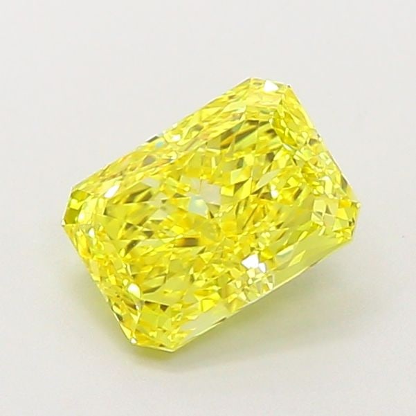 Loose Diamond - RADIANT 1.32ct Fancy Vivid Yellow VVS2: Loose Diamond - RADIANT 1.32ct Fancy Vivid Yellow VVS2 Source: This is a real non-mined Diamond that has been grown in a lab Shape: RADIANT Carats: 1.32 Color: Fancy Vivid Yellow Certification: IGI Vi