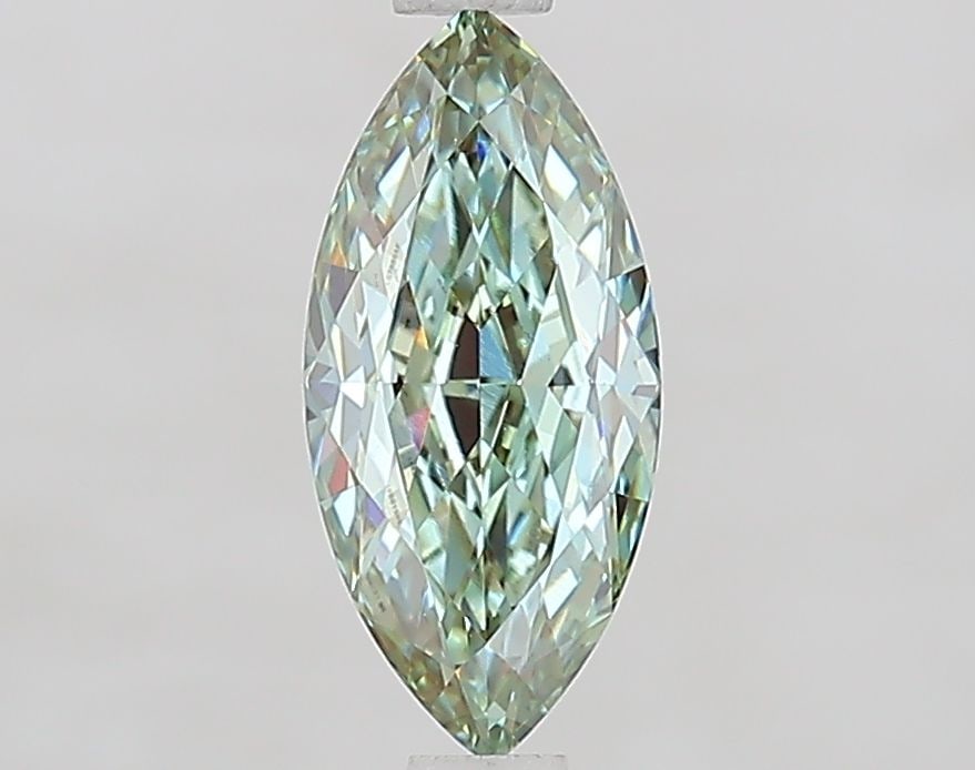 Loose Diamond - MARQUISE 1.07ct Fancy Intense Blueish Green VS1: Loose Diamond - MARQUISE 1.07ct Fancy Intense Blueish Green VS1 Source: This is a real non-mined Diamond that has been grown in a lab Shape: MARQUISE Carats: 1.07 Color: Fancy Intense Blueish Green Ce