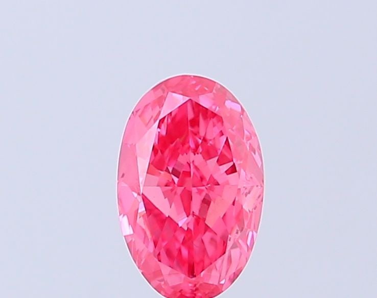 Loose Diamond - OVAL 1.17ct Fancy Vivid Pink VVS2: Loose Diamond - OVAL 1.17ct Fancy Vivid Pink VVS2 Source: This is a real non-mined Diamond that has been grown in a lab Shape: OVAL Carats: 1.17 Color: Fancy Vivid Pink Certification: IGI Video: