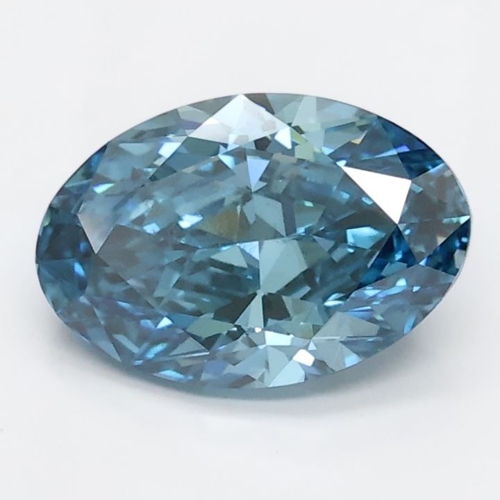 Loose Diamond - OVAL 1.29ct Blue VS1: Loose Diamond - OVAL 1.29ct Blue VS1 Source: This is a real non-mined Diamond that has been grown in a lab Shape: OVAL Carats: 1.29 Color: Blue Certification: NONE Video: