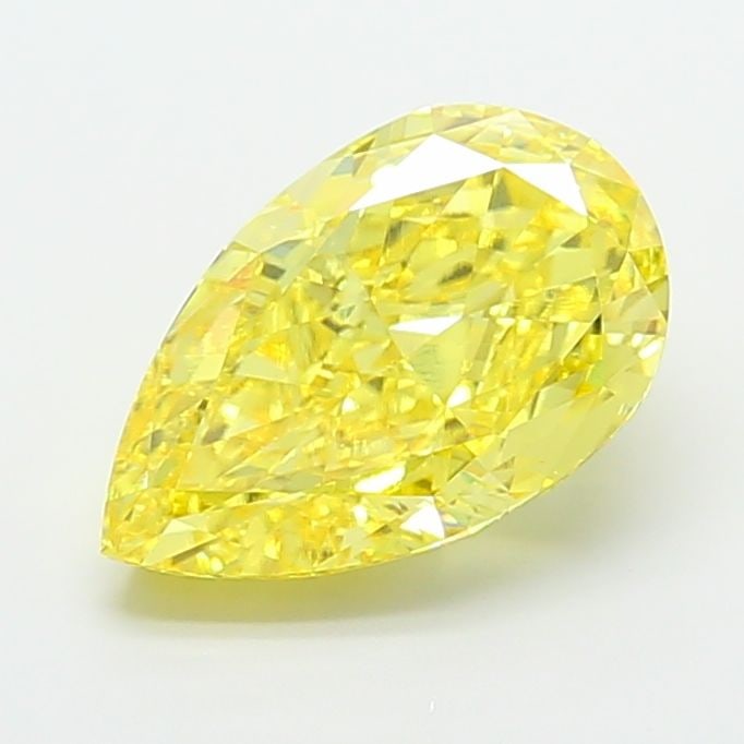 Loose Diamond - PEAR 7.02ct Fancy Vivid Yellow VS1: Loose Diamond - PEAR 7.02ct Fancy Vivid Yellow VS1 Source: This is a real non-mined Diamond that has been grown in a lab Shape: PEAR Carats: 7.02 Color: Fancy Vivid Yellow Certification: IGI Video: