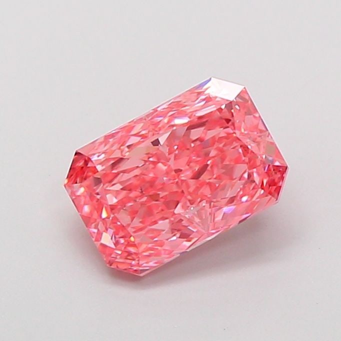 Loose Diamond - RADIANT 1.53ct Fancy Vivid Pink VS2: Loose Diamond - RADIANT 1.53ct Fancy Vivid Pink VS2 Source: This is a real non-mined Diamond that has been grown in a lab Shape: RADIANT Carats: 1.53 Color: Fancy Vivid Pink Certification: IGI Video: