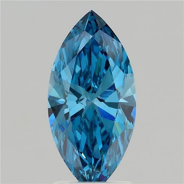 Loose Diamond - MARQUISE 2.03ct Fancy Vivid Blue VVS2: Loose Diamond - MARQUISE 2.03ct Fancy Vivid Blue VVS2 Source: This is a real non-mined Diamond that has been grown in a lab Shape: MARQUISE Carats: 2.03 Color: Fancy Vivid Blue Certification: IGI