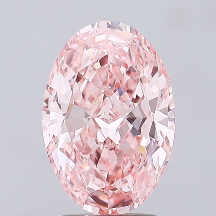 Loose Diamond - OVAL 3.01ct Fancy Vivid Pink VS1: Loose Diamond - OVAL 3.01ct Fancy Vivid Pink VS1 Source: This is a real non-mined Diamond that has been grown in a lab Shape: OVAL Carats: 3.01 Color: Fancy Vivid Pink Certification: IGI Video: