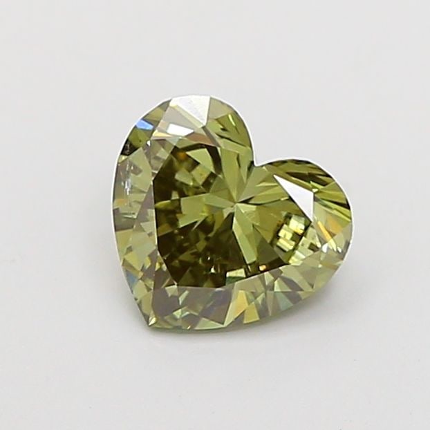 Loose Diamond - HEART 1.04ct Fancy Vivid Green VS1: Loose Diamond - HEART 1.04ct Fancy Vivid Green VS1 Source: This is a real non-mined Diamond that has been grown in a lab Shape: HEART Carats: 1.04 Color: Fancy Vivid Green Certification: IGI Video: