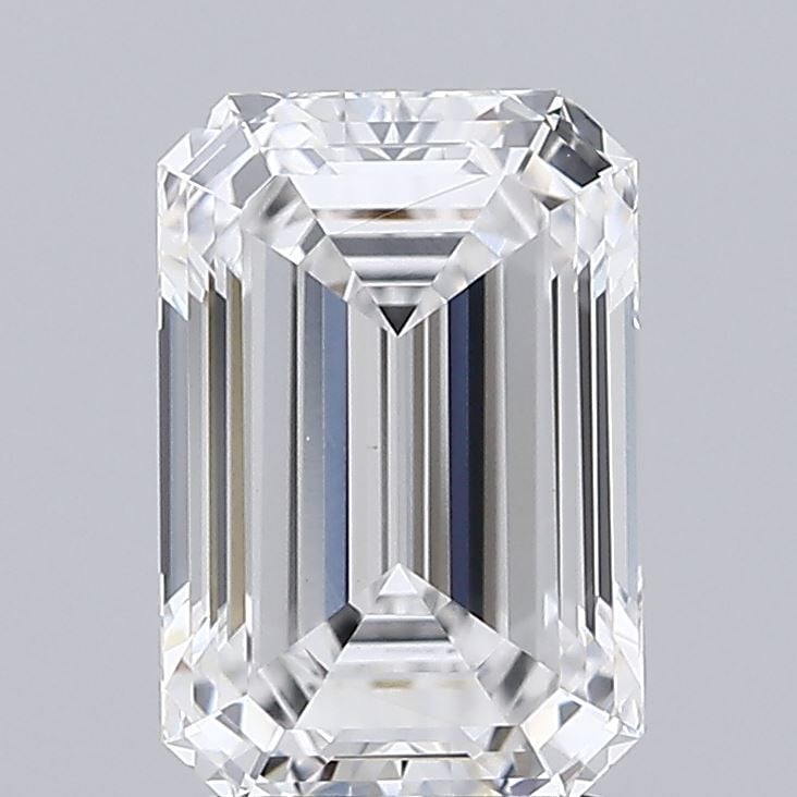 Loose Diamond - EMERALD 2.02ct E VVS2: Loose Diamond - EMERALD 2.02ct E VVS2 Source: This is a real non-mined Diamond that has been grown in a lab Shape: EMERALD Carats: 2.02 Color: E Clarity: VVS2 Certification: IGI Video: